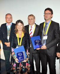 Preisträger 2013: I. E. Demir und G. Mazzuoli Preisverleihung